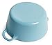 Neoflam Retro 3qt Non-Stick Ceramic Coated Stockpot with Integrated Steam Vent Glass Lid, Silicone Hot Handle Holder Included, Saute Pot, Casserole, Dutch Oven, Cookware for Pasta, Stew, Mint Blue