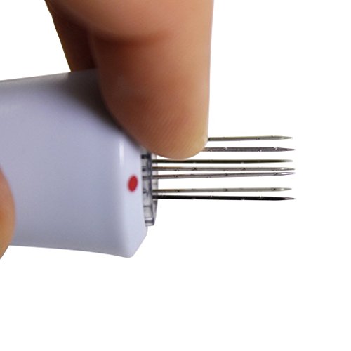 SUNREEK Felting Needle Tool with Seven Needle & Felting Needle Mat Brush Embroidery Stitching Punch Craft Tool Large