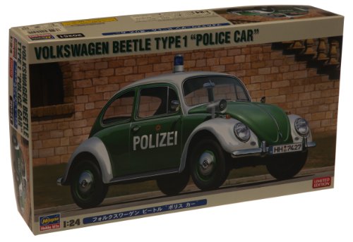 HASEGAWA 20251 1/24 VW Beetle Type 1 Police Car Limited Edition