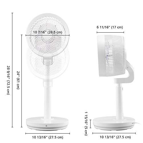 Air Circulator Fan Oscillating Pedestal Fan Remote Control Stand