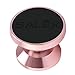 SALEX Magnetic Phone Holder for Car Dashboard, Wall, Mirror. Cute Rose Gold 360 Degree Rotation Cell Phone Car Mount. Universal Pink Swivel Kit Compatible with Devices up to 7 Inches for Women, Girl.