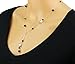 Women's 925 Sterling Silver Lariat Y Necklace with Faceted Black Onyx Beads, 18