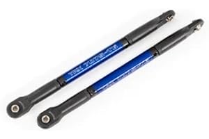 Traxxas Push rods, Aluminum (Blue-Anodized), Heavy Duty (2) (Assembled with Rod Ends and Threaded Inserts)