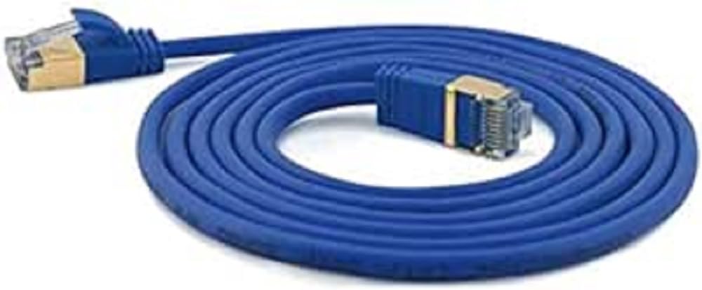 wantecWire 7134 Extra Thin Patch Cable Blue