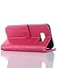 FLYEE Case Compatible with Samsung Galaxy S8 (5.8 inch,Released in 2017),Wallet Case for Women and Girls with Card Holder,Leather Flip case Kickstand for Galaxy S8-Embossed Flowers Rose