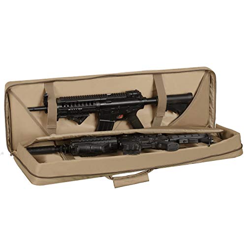 HUNTSEN Tactical Double Long Rifle Pistol Gun Bag Firearm