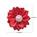 YAKA 40PCS(20Paris) Cute Dog Hair Bows with Rubber Bands Pearls Flowers Topknot Dog Bows Pet Grooming Products 20 Colors