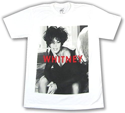 B&amp;W Portrait Photo Image White T Shirt (XL)