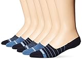 Ben Sherman Men's 6 Pack Annapur Loafer Socks, Blue Combo, Sock Size: 10-13/Shoe Size:9-11