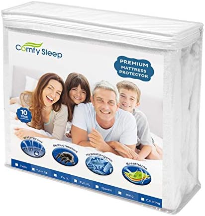 Premium Bed Mattress Protector Topper For Any Size Cover - Twin, Full, Queen, California King, or King - Trusted Sheets Protection - Waterproof, Bed Bug Proof, Urine Proof - Hypoallergenic (TWIN)