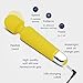 Yarosi Therapeutic Massager Strongest Cordless Handheld Therapeutic Vibrating Power - Best Rated for Travel Gift - Magic Stress Away - Perfect on Back, Legs, Hand Pains - Yellow