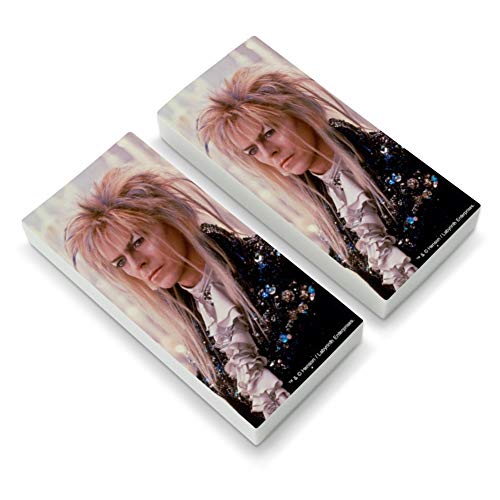 David Bowie As Jareth from The Labyrinth Candles Background Eraser Set of 2