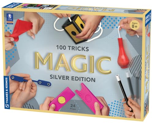 Thames & Kosmos Magic: Silver Edition | 100 Magic Tricks Kit with 24 Props | 72…