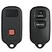 Keyless2Go Replacement for New Shell Case for Remote Key Fob with FCC HYQ1512Y HYQ1512P HYQ12BBX HYQ12BAN - Shell ONLY