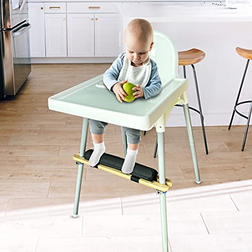 IKEA High Chair Accessories Foot Rest Compatiable with Antilop Highchair Natural Bamboo