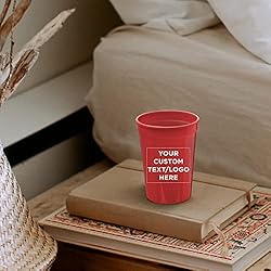 Custom Disposable Plastic Cups 12 oz. Set of