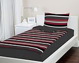 Zipit Bedding Set, Gray Stripes - Twin