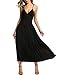 Meaneor Women's V-Neck Empire Waist Maxi Dress Spaghetti Strap Wrap Long Dress