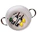Cotton Rope Basket White 15x17 Woven Baskets with Handles | Round Laundry Basket, Clean Storage Baskets, Fun Toy Storage, Soft Blanket Basket