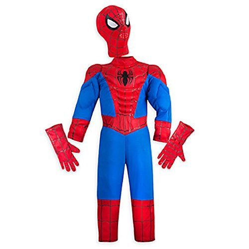 DISNEY STORE MARVEL ULTIMATE SPIDER-MAN LIGHT-UP COSTUME ~ 2016 - Image 4