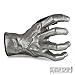 Guitar Grip Studios 2 Pack Left and Right Hand Metal Mayhem Metallic Silver Guitar Hangers