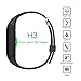 Jeemak Bluetooth 4.0 Smart band Heart Rate Monitor Smart Bracelet Wristband Fitness Tracker for iPhone Android Phone