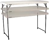 LIFETIME Height Adjustable Craft Camping and Utility Folding Table view 5
