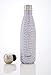 S'well Stainless Steel Water Bottle - 17 Fl Oz - Blanc Crocodile - Triple-Layered Vacuum-Insulated Containers Keeps Drinks Cold for 41 Hours and Hot for 18 - with No Condensation - BPA Free Water Bott