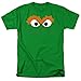 Sesame Street Oscar Face Mens Short Sleeve Shirt