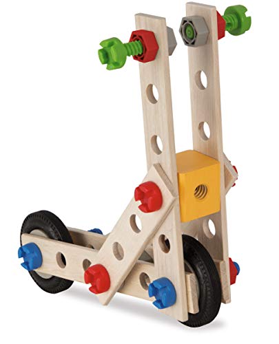 Eichhorn 100039027 - Constructor groß?e Lok, 100-tlg., Holz-Konstruktions-Set, 4 verschiedene Modellvarianten baubar… – Bild 7