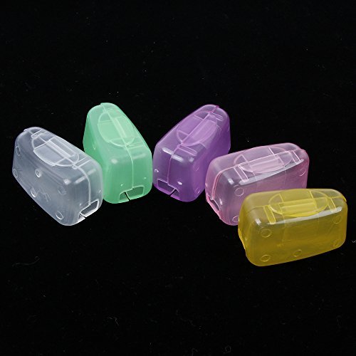 TXIN 10 Pack Travel Toothbrush Head Cover Portable Anti-Bacterial Brush Case Protective Caps Hike Camping Hygiene Tool - Thumbnail 4