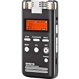 EVISTR L53 Portable Digital Voice Recorder 1536K High Quality PCM Recording Device with Voice Activated and Noise Reduction Function