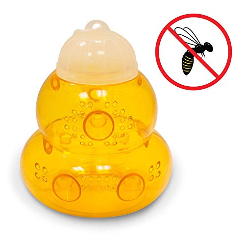 Aspectek 2-Pack Hornets, and Bees (Wasp Trap), 2 Pack, Yellow