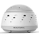 Beautural All-Natural White Noise Sound Generator Machine, Sleep Easy Aid Device, Adjustable Tone &amp; Volume