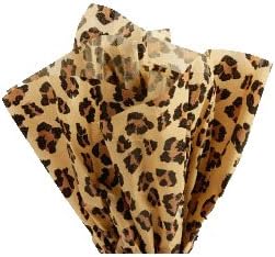 Sprinkles Gifts BULK Leopard Animal Party Print Gift Bag Wrap TISSUE PAPER 120 sheets ( 20" by 30" )