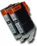 2 Chipped High-Capacity Black Compatible Canon CLI-8Bk Ink Cartridges for Canon Pixma iP6600D