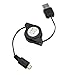 HTC DROID Incredible USB DataSync and Retractable Cable with Micro USB for HTC DROID Incredible