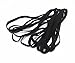 Honbay 10pcs Anti-Slip Thin Elastic Black Sports Headbands Yoga Head Band Sweatband for Men and Women