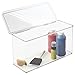 mDesign Art Supplies, Crafts, Crayons and Sewing Organizer - Long, 7