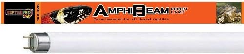 REPTILEPRO DESERT 10.0 UVB FLOURESCENT GLO TUBE LAMP UV BULB VIVARIUM REPTILE REPTI PET LIGHT (RTT24 T8 (25W) 30" 10.0 UVB)