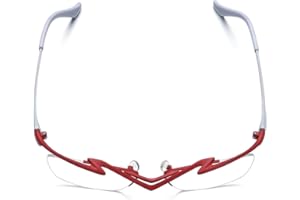 FONEX Pure Titanium Glasses Frame Men Semi Rimless Square Eyeglasses Eyewear DTX416