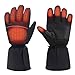 Moliter Heated Gloves, Battery Powered Electric Heat Gloves for Women and Men, Waterproof Winter Thermal Gloves, Warm Touchscreen Gloves for Outdoor Sports Cycling Riding Skiing Skating Hiking Huntin