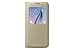 Samsung S-View Flip Cover for Samsung Galaxy S6 - Gold Fabric