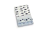 Carter's Receiving Blankets, Blue Whale, 4 Count (Discontinued by Manufacturer)
