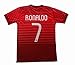 2015 Portugal Cristiano Ronaldo #7 Home Football Soccer Kids Jersey Short Socks Set Youth Sizes