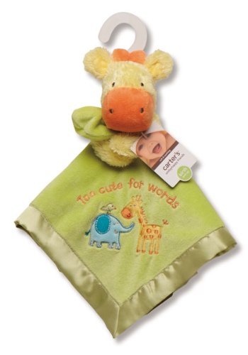 carter's giraffe security blanket