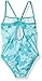 Gymboree Girls' One Shoulder Blue Floral Print Onepiece
