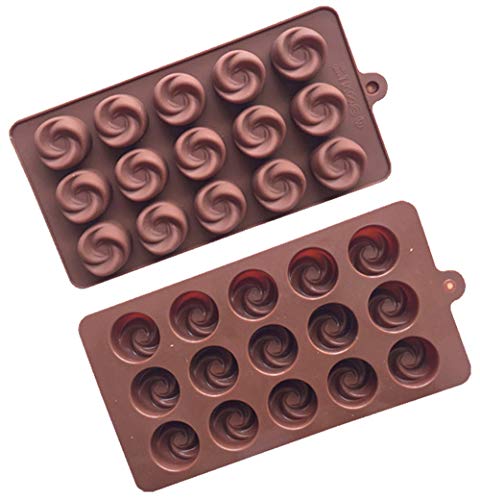 image for Bekith 6 Pack Non-stick Silicone Candy Molds - Silicone Molds for Choc