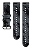 Suunto Watch Strap, 24mm, Textile, Concrete Black- Explore, M+L: 130-240 mm