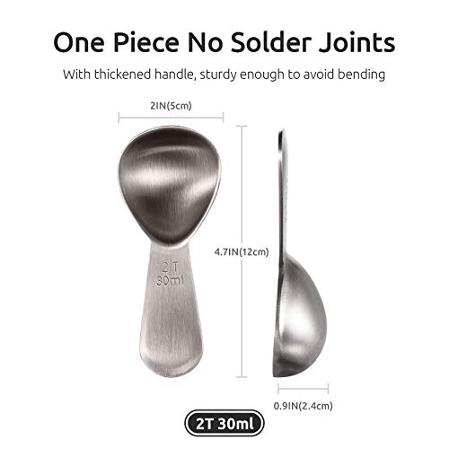 1 Coffee+Scoop+Stainless+Measuring+tablespoon